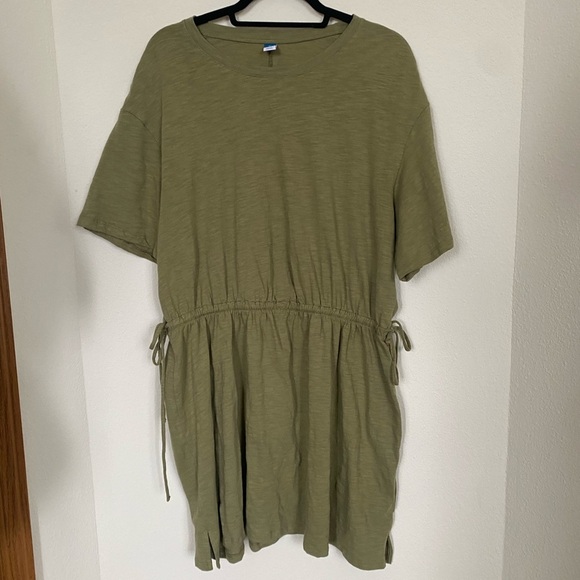 NWOT - Old Navy Cinch Waist Mini Dress - Hunter Green - Size XL - Picture 5 of 5